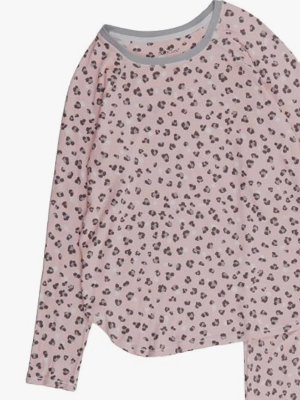 Cuddl Duds Long Sleeve Knit Pajama Top NWT